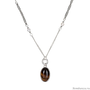 Колье Fiore Luna, COFFE AGATE